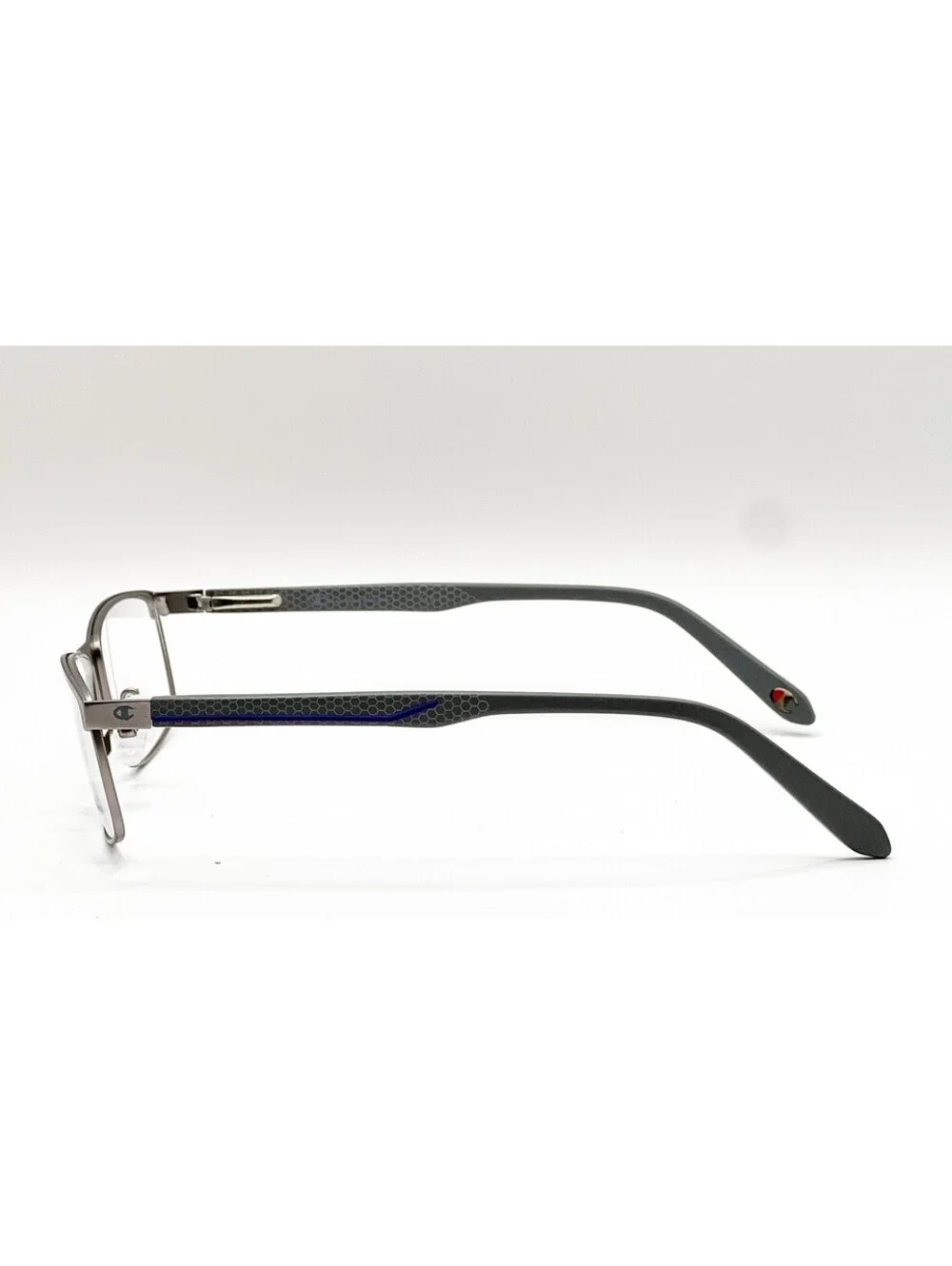 Champion CU2008 C03 Crystal Grey Full Rim Authentic Eyeglass Frames 55-17-140